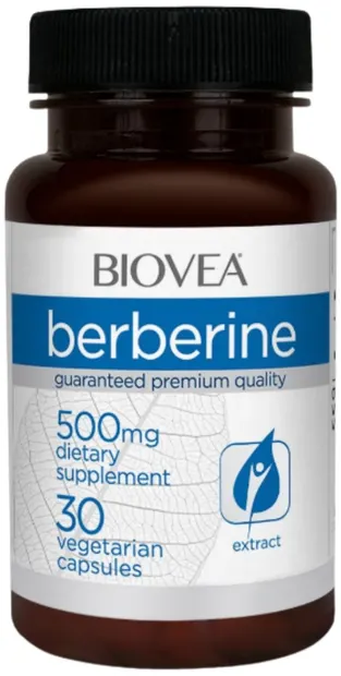 Berberine, 500 mg, 30 capsule, Biovea
