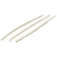 WCB marker tag; MARKED; 1 ... 0 (2x); not stretchable; Horizontal marking; snap-on type; white