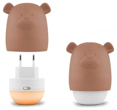 Lampa de noapte pentru copii Zazu - Ursulețul Benny, bej