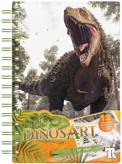 DinosArt Foil Drawing Book - Dinozauri