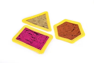 Set de 6 forme geometrice senzoriale cu paiete reveresibile