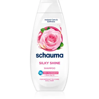 Schwarzkopf Schauma Rose Oil sampon si balsam 2 in 1 pentru par usor de pieptanat 400 ml