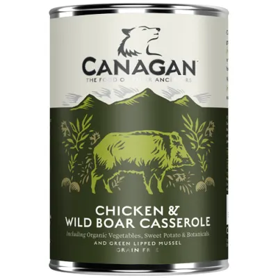 Hrana umeda pentru caini Canagan Dog Pui&Mistret 400g