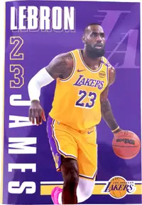 Caiet Back Me Up NBA - LeBron James, B5, 40 file, copertă moale