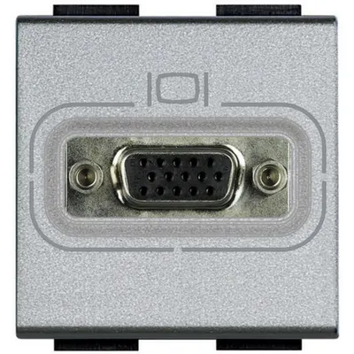 Conector HD15 de tip mama LiVinglight - cu surub - Tehnic - 2 module