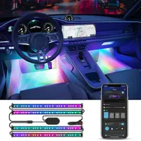 Banda LED auto Govee H7090 RGBIC, sincronizare muzica, control app, 30 de scene
