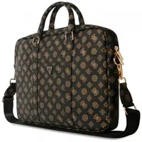 Geanta Guess Peony Triangle Logo pentru Laptop 16inch, Neagra