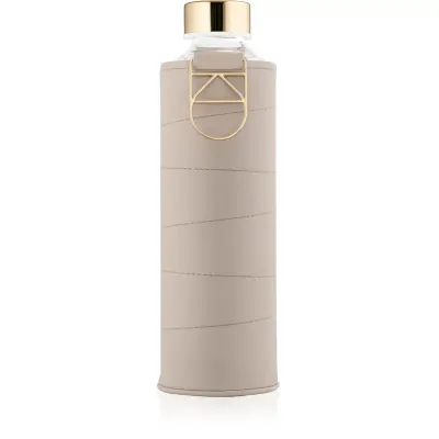 Equa Mismatch sticlă pentru apă + husă din piele artificială culoare Beige 1 buc