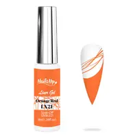 Gel NAILSUP Liner LX21 Orange Red 8ml pentru Pictură, Nail Art și Linii Fine