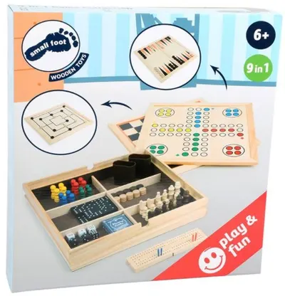 Set jocuri de societate Small Foot - 9 in 1
