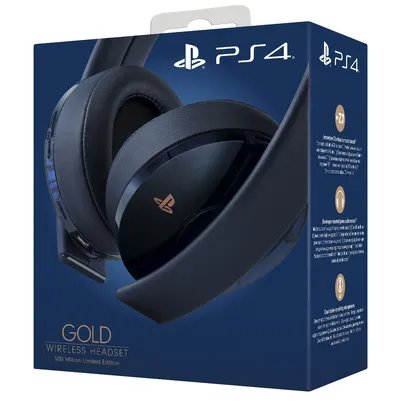 Casti gaming - Gold Wireless Headset - 500 Million Limited Edition