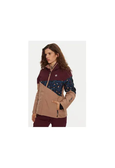 Geaca ski dama - 304336041 - Poliester reciclat - Bej - Bej