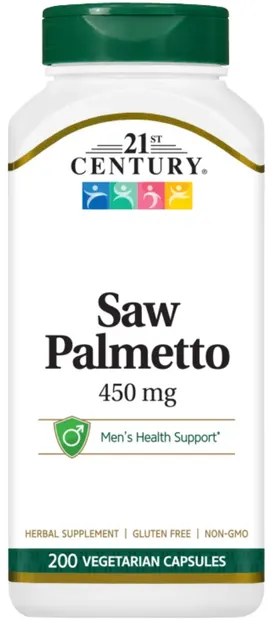 Saw Palmetto, 450 mg, 200 capsule, 21st Century