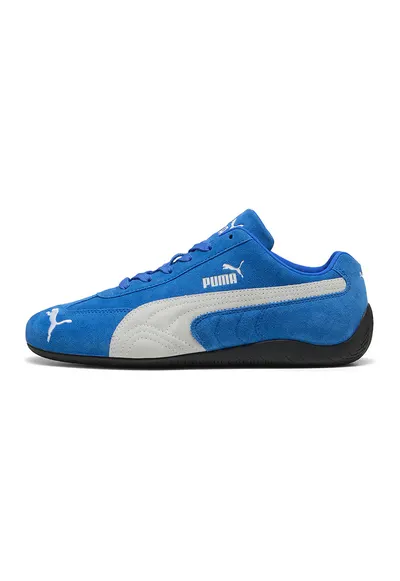 Pantofi sport Speedcat OG unisex din piele intoarsa - Alb/Albastru royal