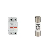 Pachet de Protectie Esentiala pentru Circuite Electrice: Soclu Siguranta Fuzibila 10x38 2P 32A + Siguranta Fuzibila 10x38 10A