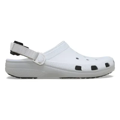 Saboti Crocs Classic Turbo Clog Alb - White