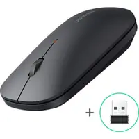 MOUSE Ugreen, "MU001" PC sau NB, wireless 2.4GHz, optic, 3/1butoane/scroll, 4000 dpi, negru "90372"