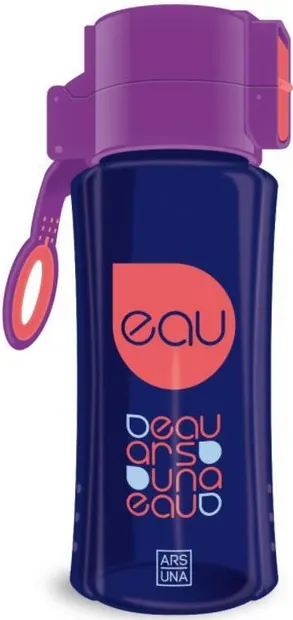 Sticlă de apă Ars Una - Albastru inchis, 450 ml.