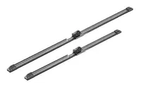Set stergatoare parbriz BOSCH AeroTwin A727S 3397014727, lungime 650 mm, 500 mm, lama stergator lata, pentru vehicule cu volan pe stanga