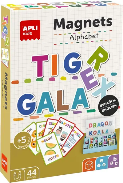 Joc magnetic Apli Kids - Învăț engleză și spaniolă