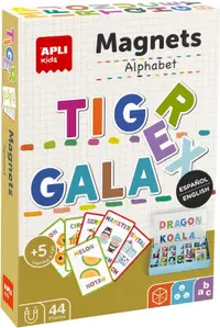 Joc magnetic Apli Kids - Învăț engleză și spaniolă