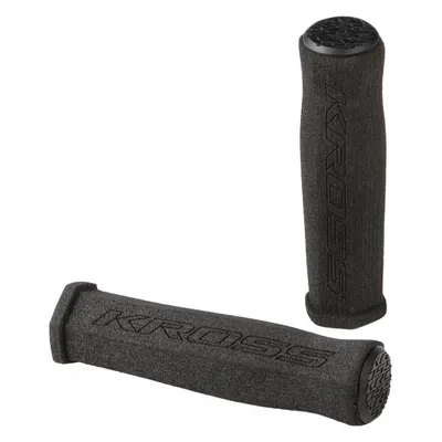 Mânere Kross Ultra Foam 127 mm, negru.