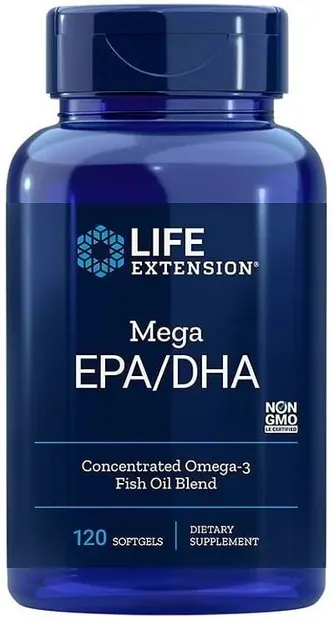 Mega EPA/ DHA, 120 capsule gelatinoase moi, Life Extension