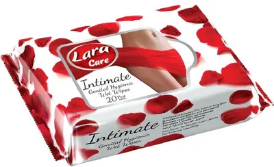 Șervețele intime Lara Care - Intimate, 20 buc