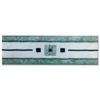 Brau decorativ faianta baie / bucatarie Gandara Verde 8 x 25
