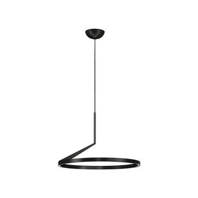 Lampa suspendata TILIA Triac Dimabil Nisipiu Negru Aluminiu LED 31 Wat 220-240 Volt 2210Lm IP20 2700-3000-4000K CCT Dip Intrerupator Deschis sus & jos