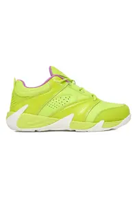 Pantofi de baschet Baieti - piele naturala - verde