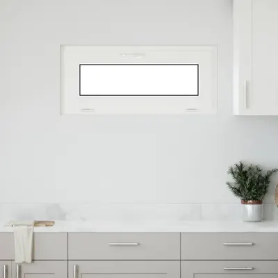 vidaXL Fereastră pentru subsol RISOR 90 x 40 cm PVC și Sticlă