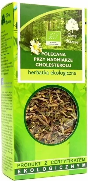 Ceai bio din plante pentru normalizarea colesterolului, 50 g, Dary Natury