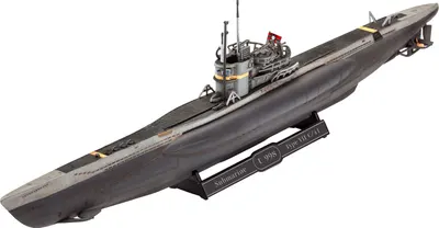 Model asamblat Revell Militar : Nave - Submarin german TIP VII C/41