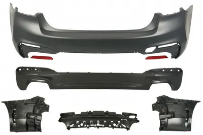Bara (Spate, M-PACHET, numar orificii senzori parcare: 6, grunduit) potrivit BMW 5 (G30, F90), 5 (G31) Break 02.17