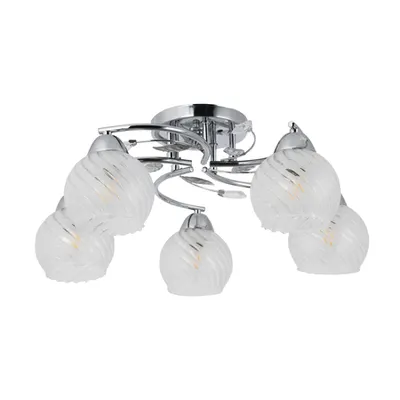 Lustra Cassandra Crom 5xE27 60W
