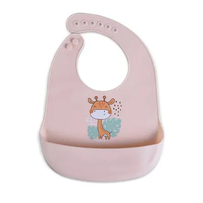 Baveta din silicon Cangaroo Rooibos Roz