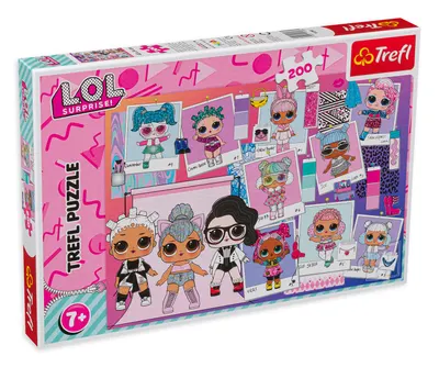 Puzzle Trefl din 200 de piese - Păpuși dulci
