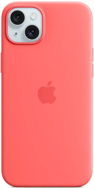 Husă Apple - Silicone MagSafe, iPhone 15 Plus, Guava