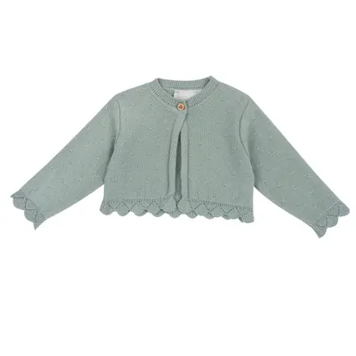 Cardigan copii Chicco tricotat, verde deschis, 02066-70MFCO