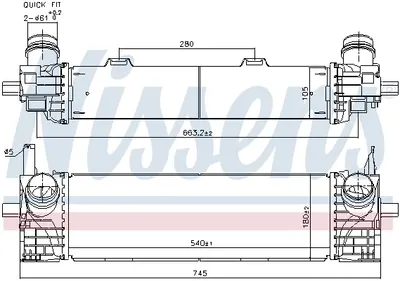 Compresor intercooler potrivit BMW X3 (G01, F97, G08), X4 (G02, F98) 2.0-3.0DH 08.17