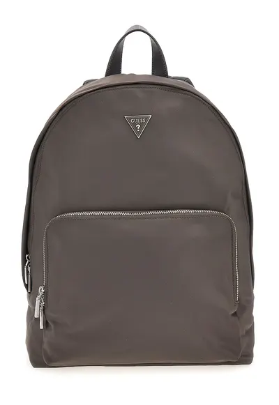 Rucsac compact de piele ecologica Milano - Maro inchis