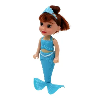 Papusa sirena albastra 18 cm