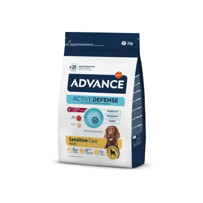 Hrana uscata pentru caini Advance Sensitive, Miel & Orez 3kg