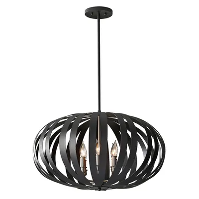 Corp de iluminat suspendat, lustra Woodstock 6 Light Large Chandelier
