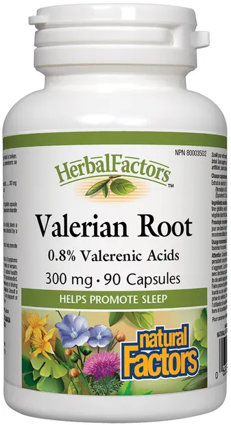 Herbal Factors Valerian Root, 300 mg, 90 capsule, Natural Factors