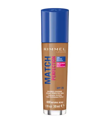 Rimmel London Fond de ten Match Perfection 400 Natural Beige
