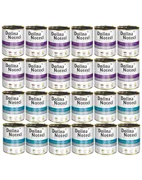 DOLINA NOTECI Premium Mix conserve păstrăv și iepure cu merișoare 24x800 g hrană câini