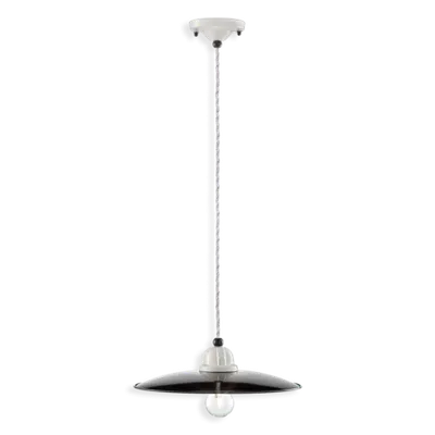 Sospensione D.30 / Pendant D.30 Retro B&w Finish - C1611