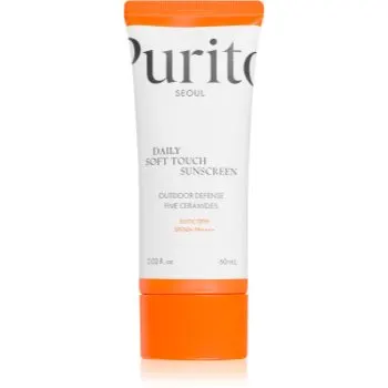 Purito Daily Soft Touch Sunscreen crema fata iluminatoare de protectie SPF 50+